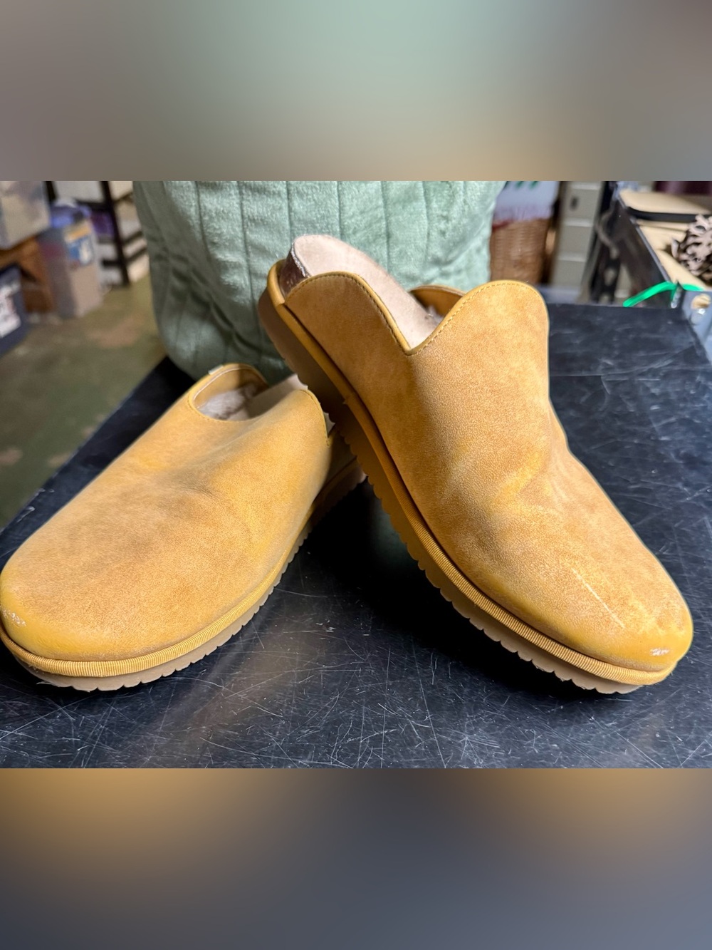 Women's Soul by Neutralizer Slip-On Suede Mule in Wheat